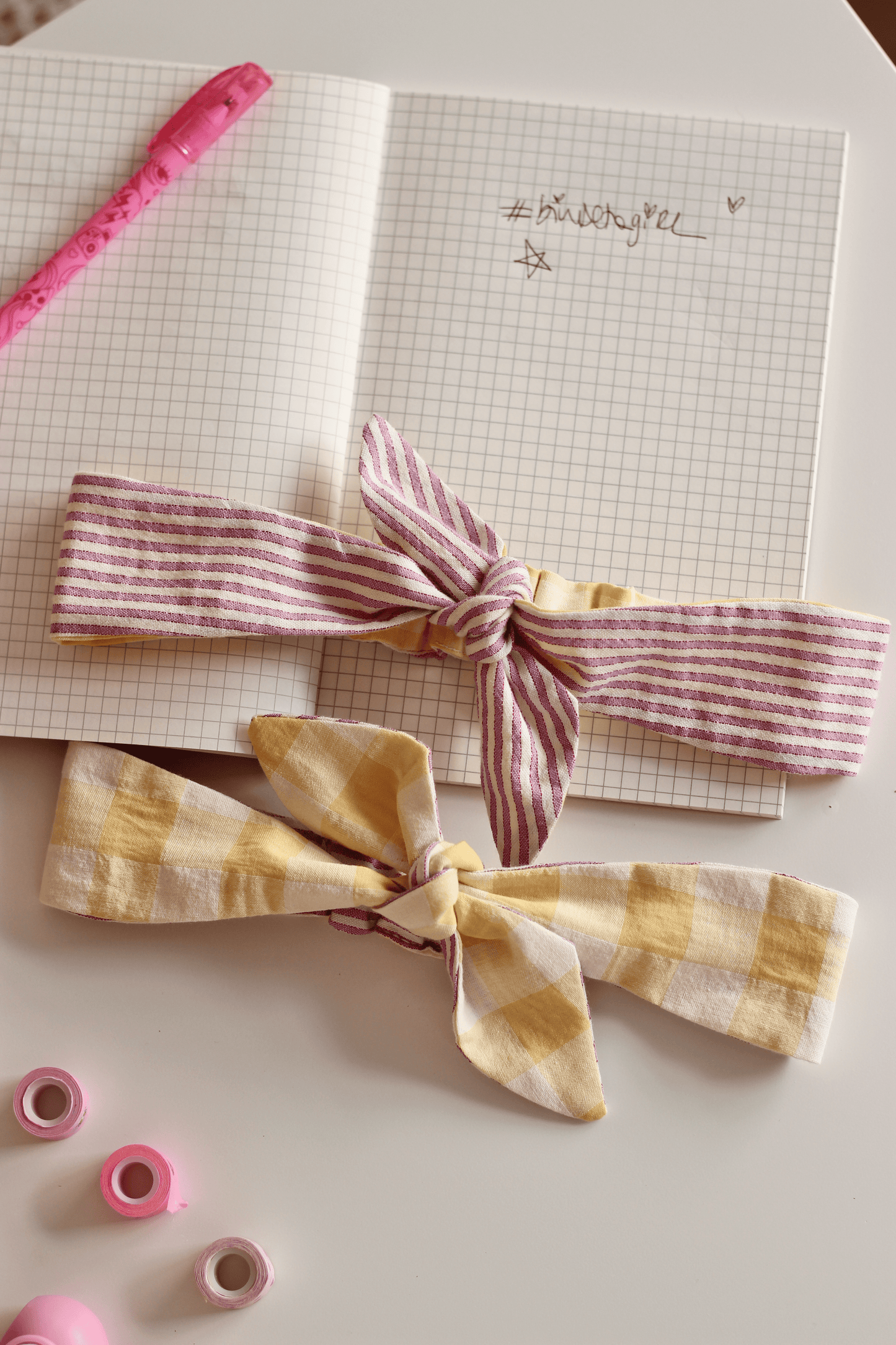 Diadema Pink Stripes