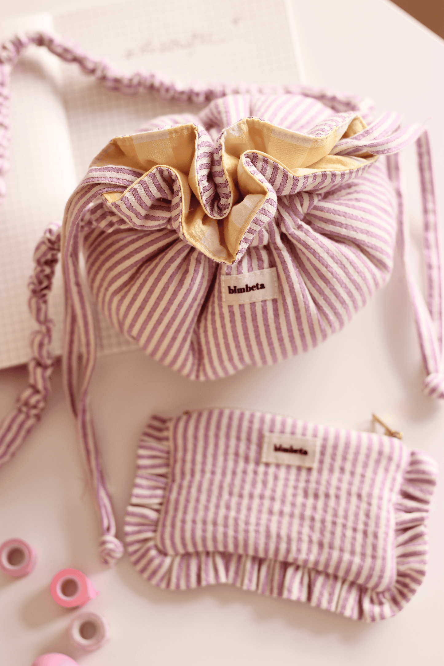 Bombonera Pink Stripes