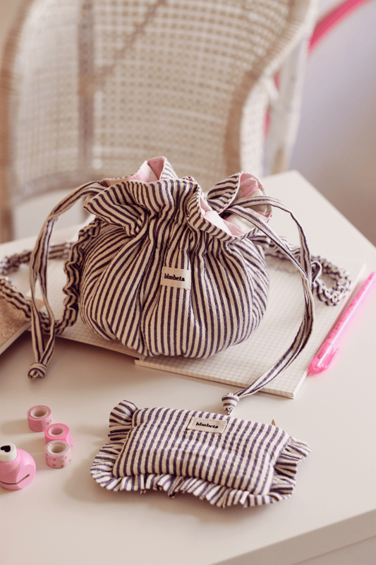 Monedero Purple Stripes