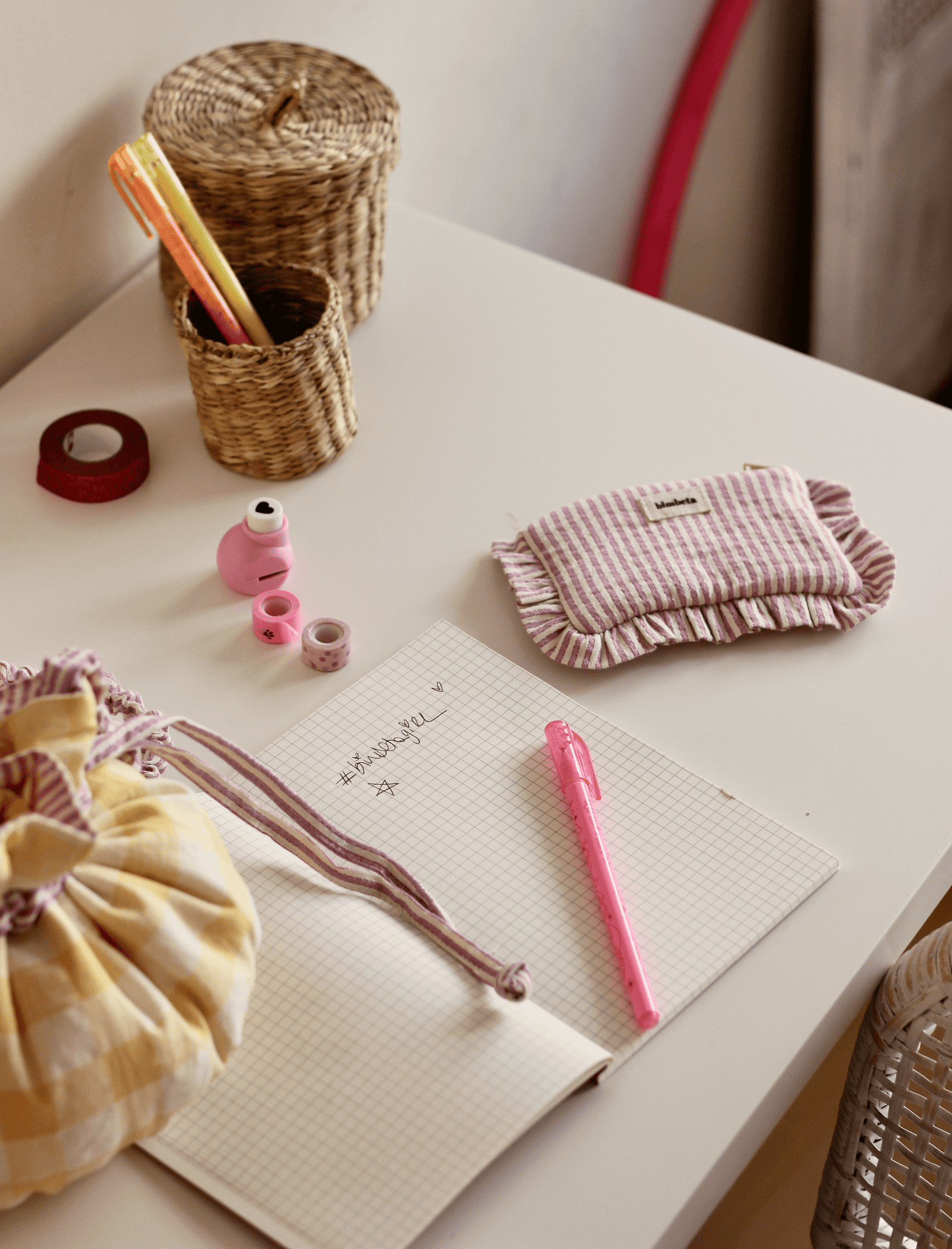 Monedero Pink Stripes